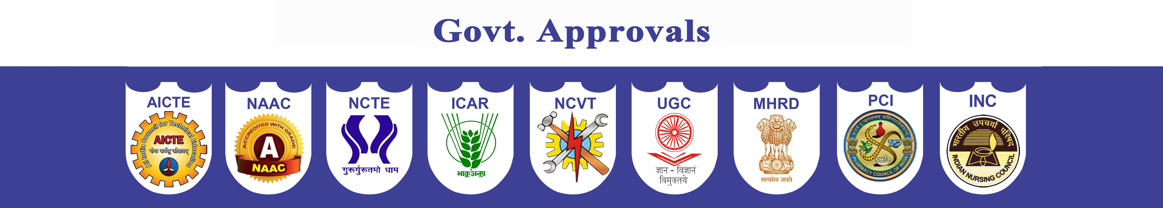 government approvals bscc colleges
